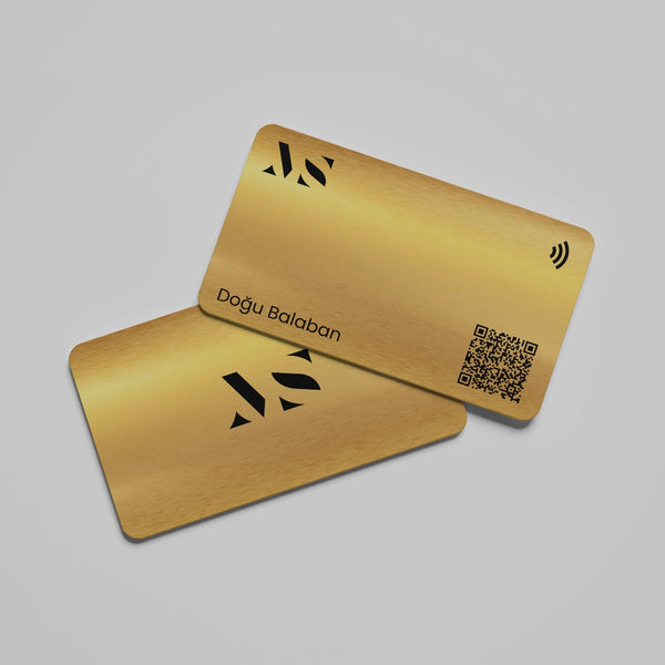 Metallic Gold Prestige | Dijital Kartvizit