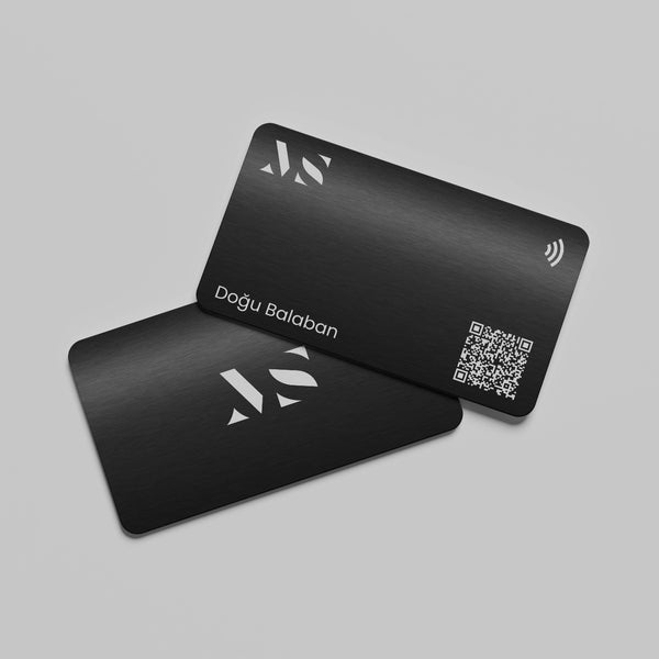 Metallic Black Prestige | Dijital Kartvizit