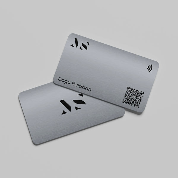 Metallic Silver Prestige | Dijital Kartvizit